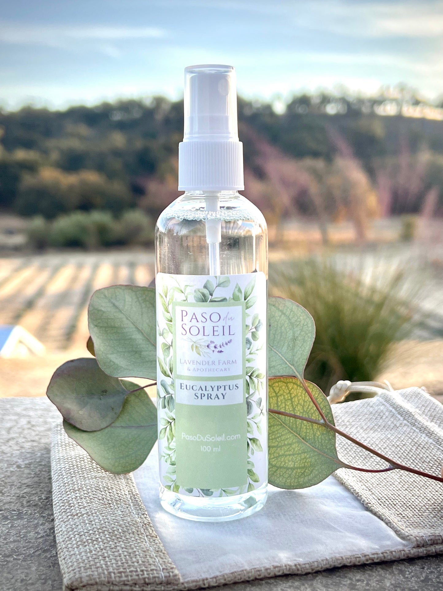 Eucalyptus Shower Spray - Farm-Grown and Distilled in Paso Robles
