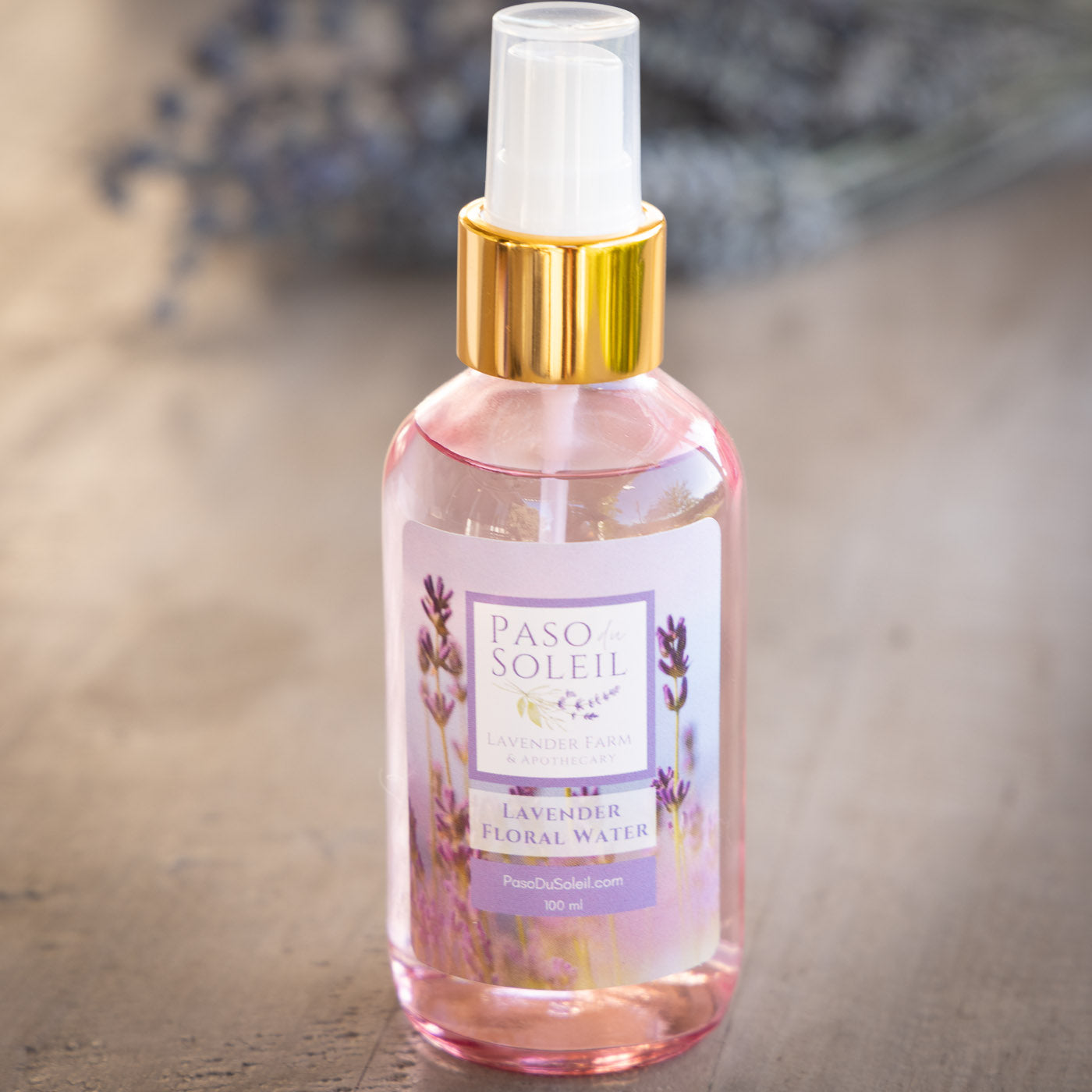 Lavender Floral Water (Hydrosol) - Farm-Grown and Distilled in Paso Robles