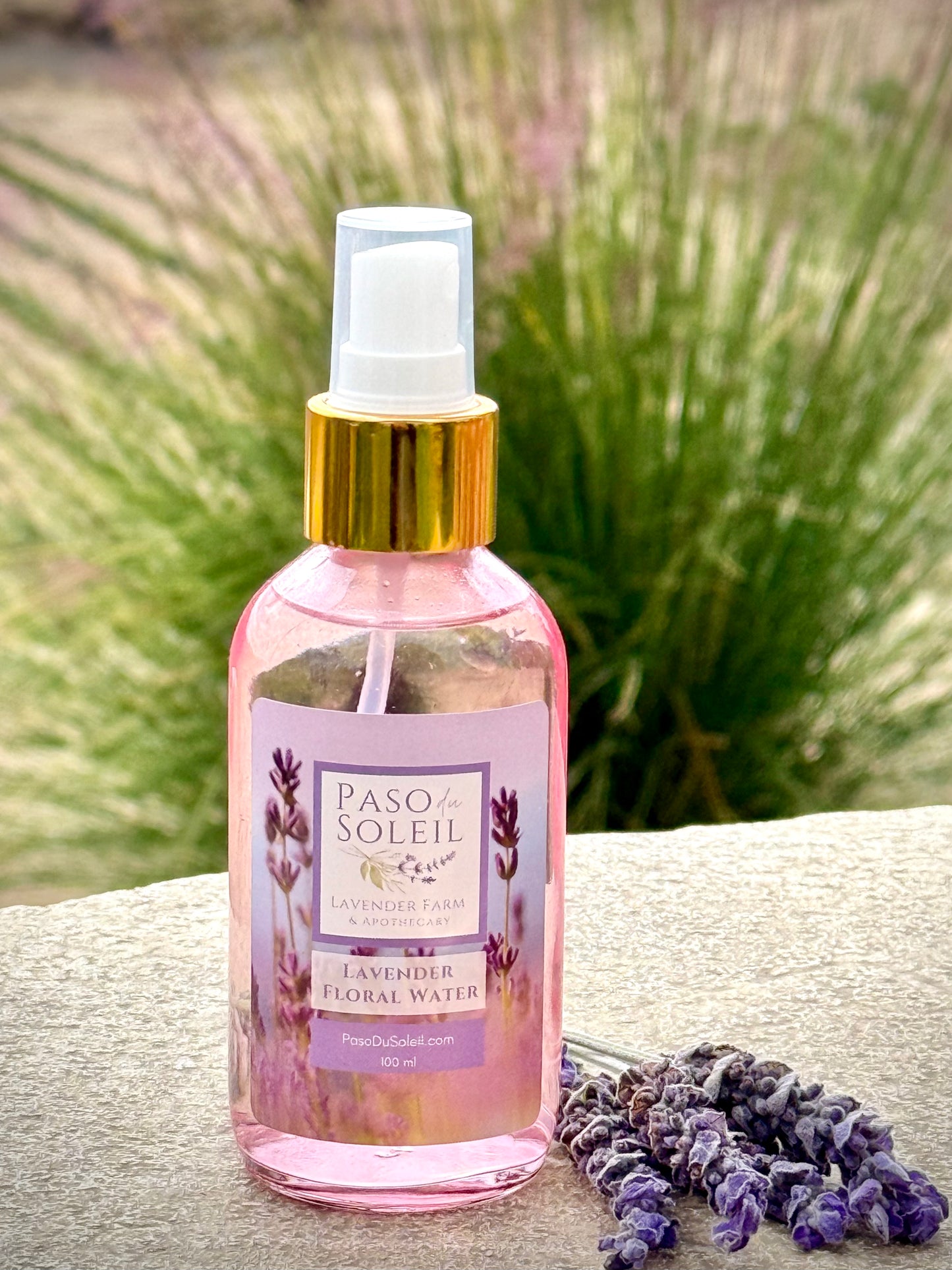 Lavender Floral Water (Hydrosol) - Farm-Grown and Distilled in Paso Robles